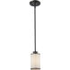 Savannah 1 Light 4.5 inch Olde Bronze Pendant Ceiling Light, shade is.....4" diameter by 6.50" h.  1 5/8th hole at the top