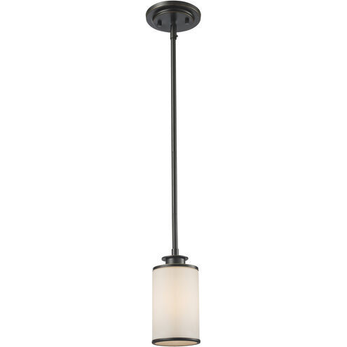 Savannah 1 Light 4.5 inch Olde Bronze Pendant Ceiling Light, shade is.....4" diameter by 6.50" h. 1 5/8th hole at the top