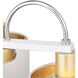 Rigsby 3 Light 18 inch Vintage Gold Semi-Flush Mount Convertible Ceiling Light, Design Series