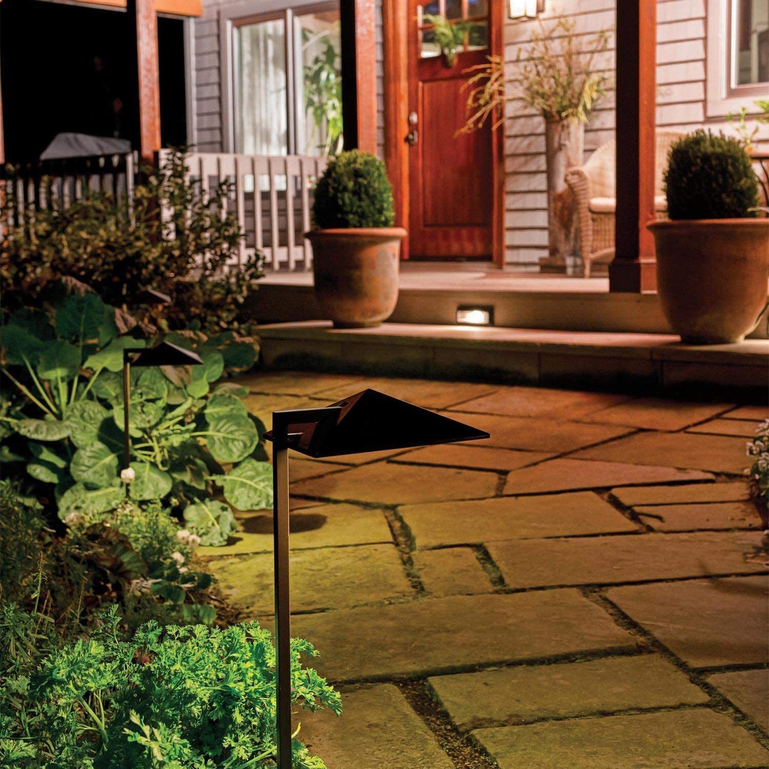 Estate Series Harbor 12v 1.50 watt Satin Black Landscape Path Light