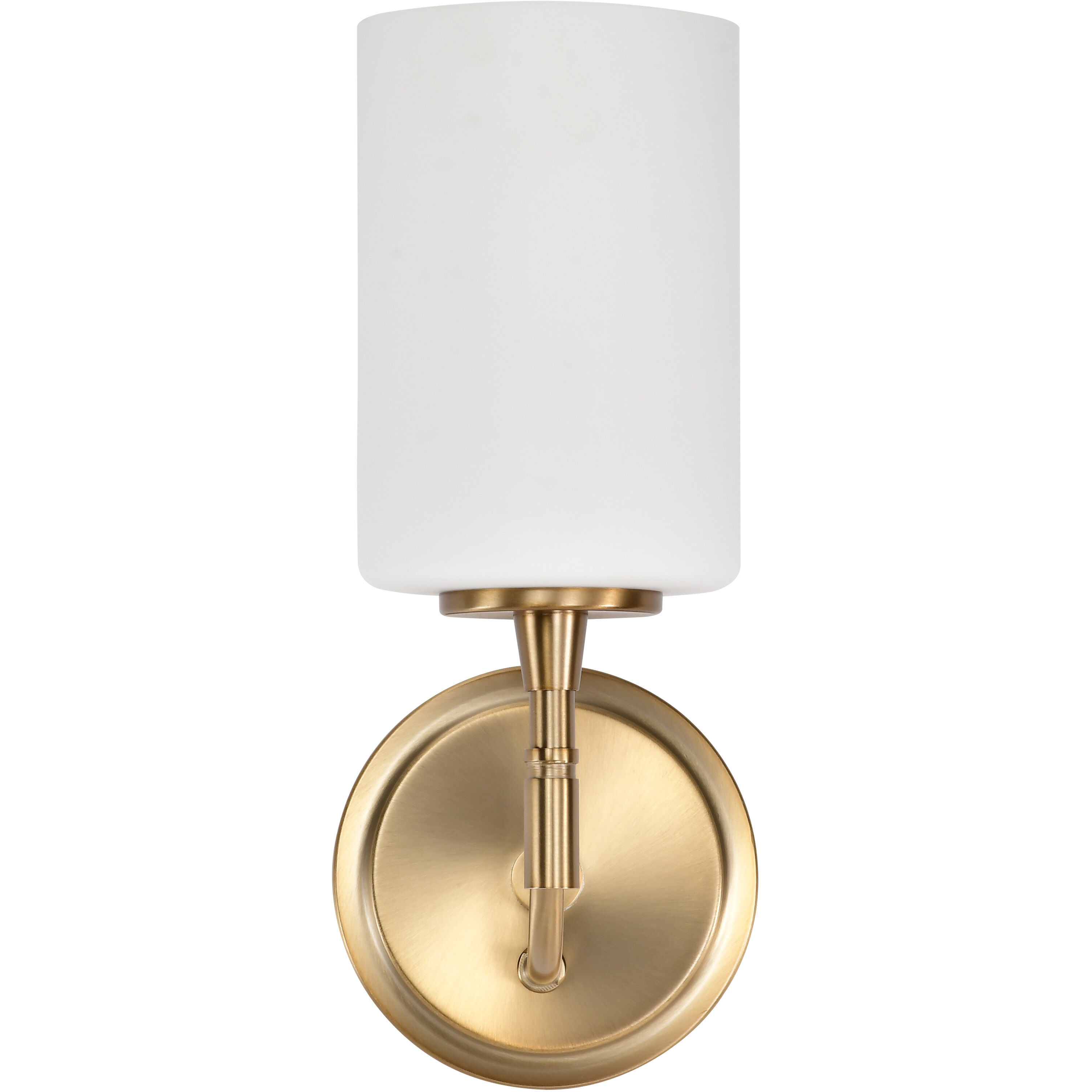 Liam 4.75 inch Burnished Brass Vanity Wall Light