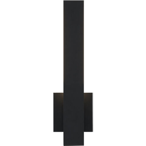Zayden LED 18 inch Matte Black Outdoor Wall Light