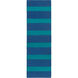 Lagoon 36 X 24 inch Navy, Teal Rug