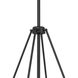 Namiro 4 Light 19.75 inch Matte Black Pendant Ceiling Light