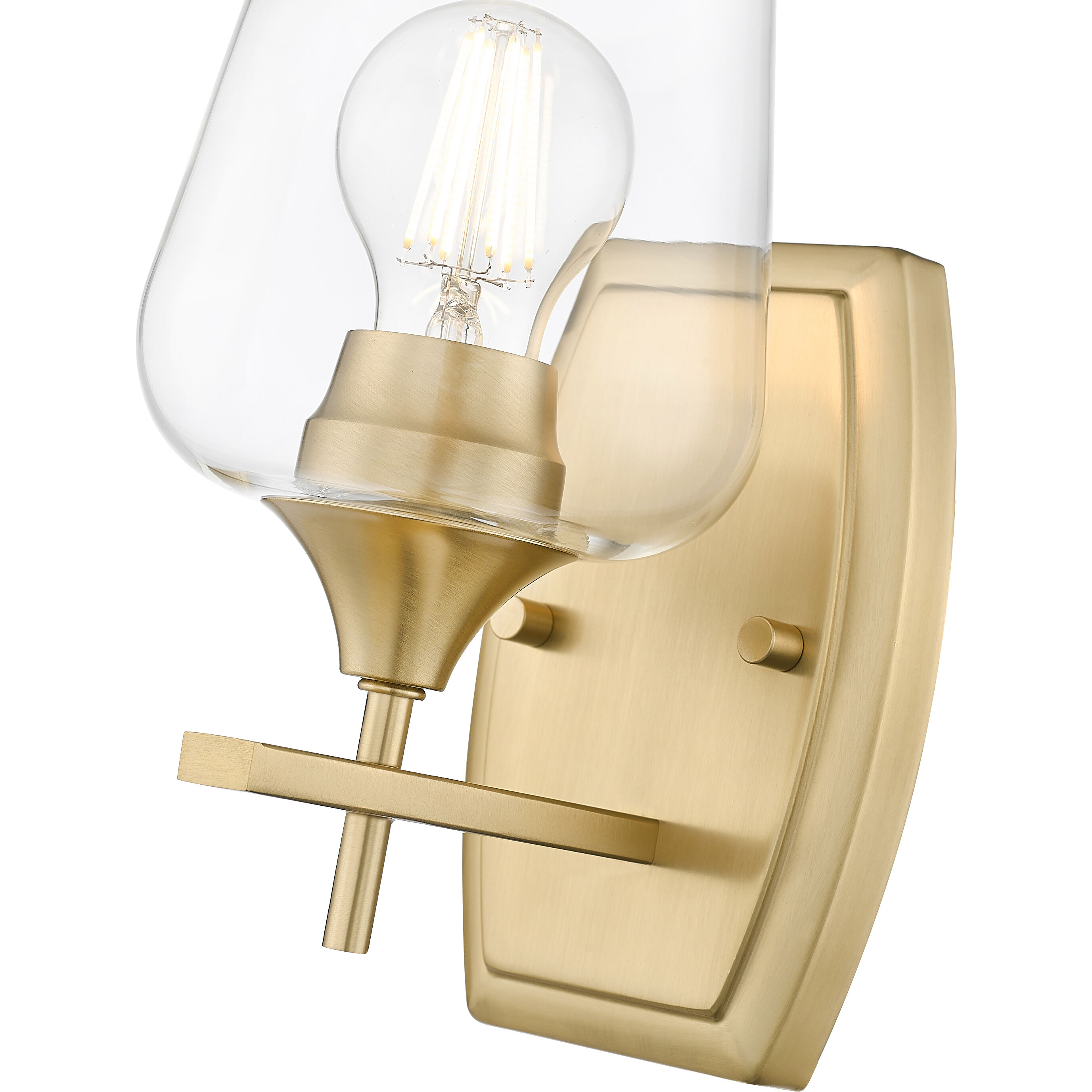 Joliet 1 Light 5 inch Burnished Brass Wall Sconce Wall Light