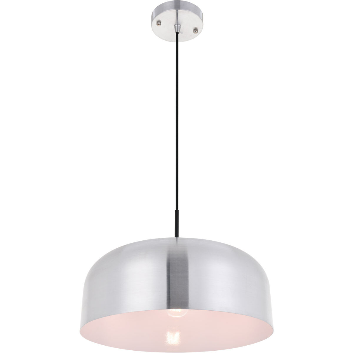 Etude 1 Light 16.5 inch Brushed Nickel Pendant Ceiling Light in Burnished Nickel