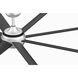 Stellar Custom Silver Fan Motor, Blades Sold Separately