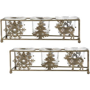 Heartland Antique Gold with Clear Holiday Lighting Bar