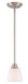 Somerville 1 Light 5.25 inch Brushed Nickel Mini Pendant Ceiling Light