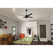 Spring Mill 52 inch Matte Black Outdoor Ceiling Fan