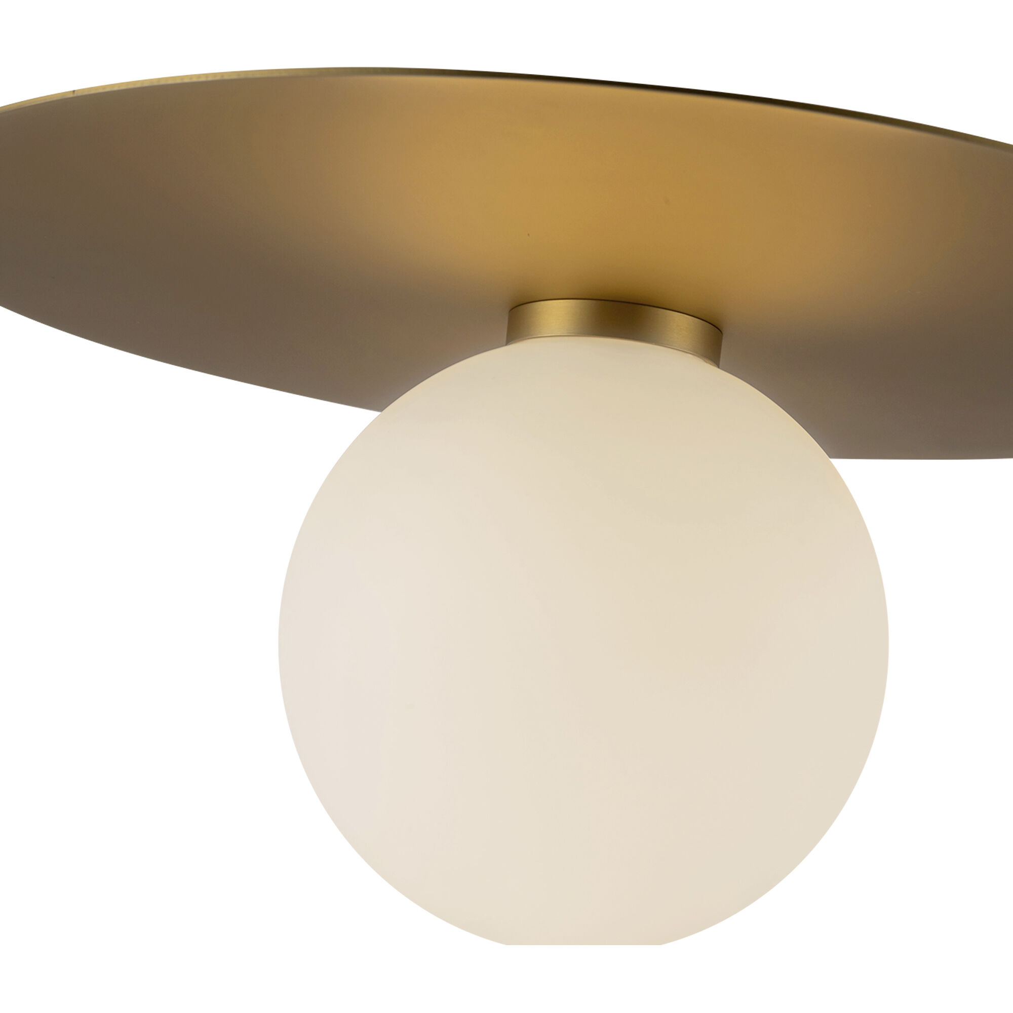 Elixir LED 14.13 inch Brushed Gold Flush Mount Ceiling Light