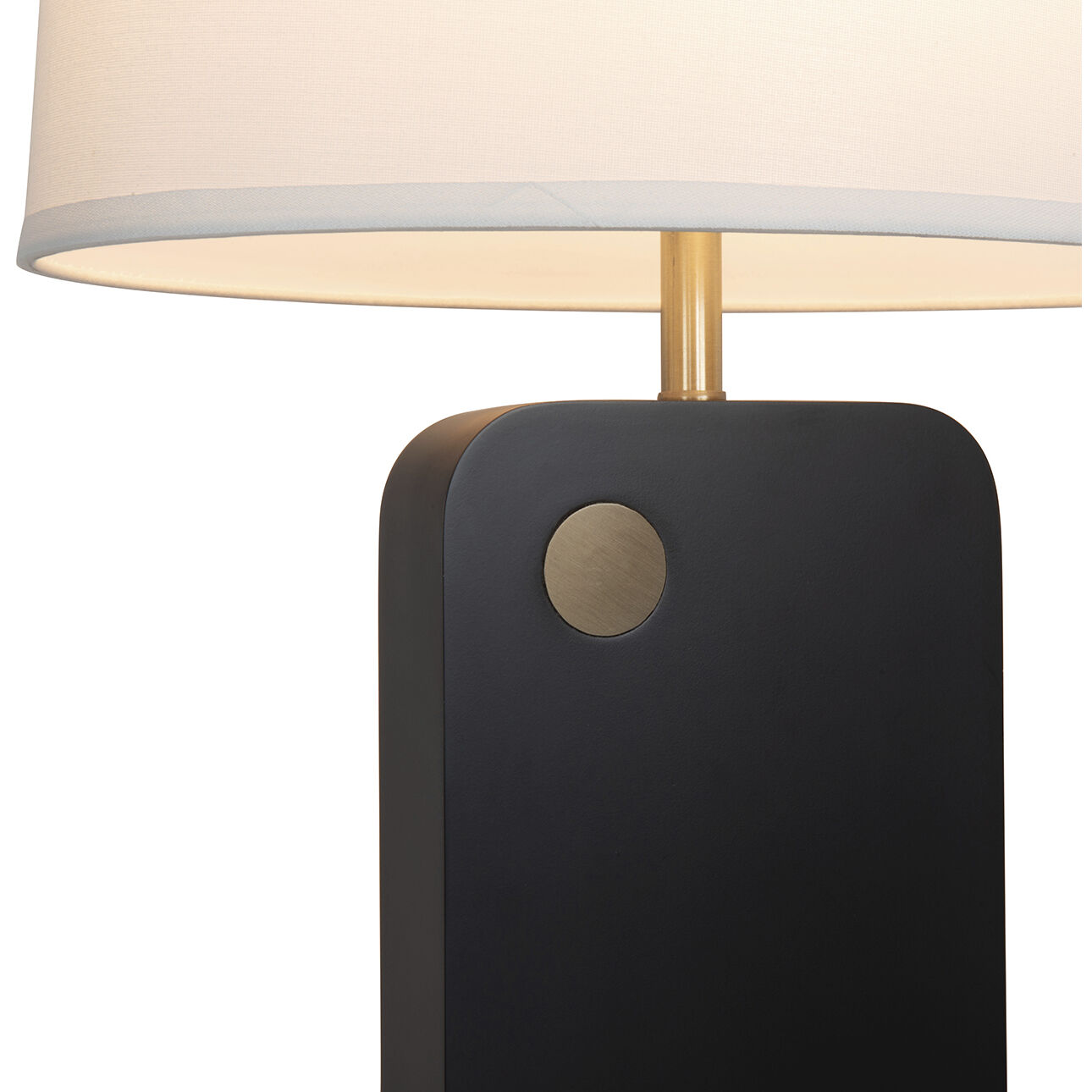 Laurel 30 inch 23.00 watt Ebony and Weathered Brass Table Lamp Portable Light