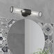 Banca 2 Light 4 inch Black with Brushed Nickel Accent ADA Vanity Sconce Wall Light