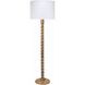 Barley Twist 66 inch 150.00 watt Natural Wood Floor Lamp Portable Light