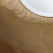 Theia 26.5 X 26.5 inch Hammered Gold Mirror