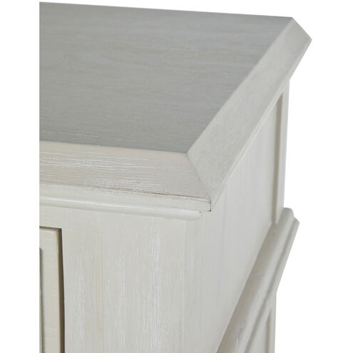 Ezekiel Cerused White / Antique Bronze Cabinet