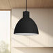Chroma LED 6.38 inch Black Pendant Ceiling Light