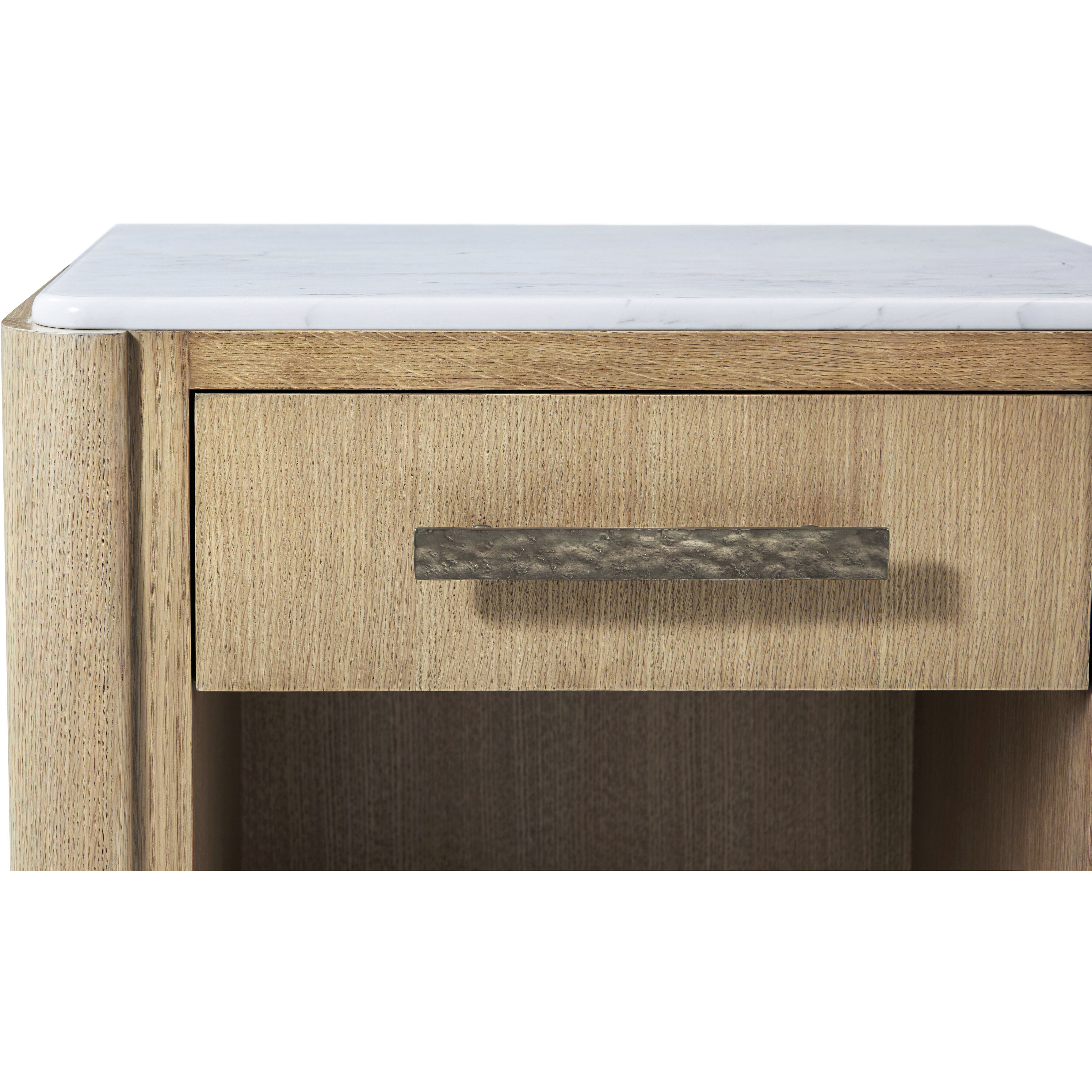 Essence 30 X 28 inch Blonde Nightstand, Wooden