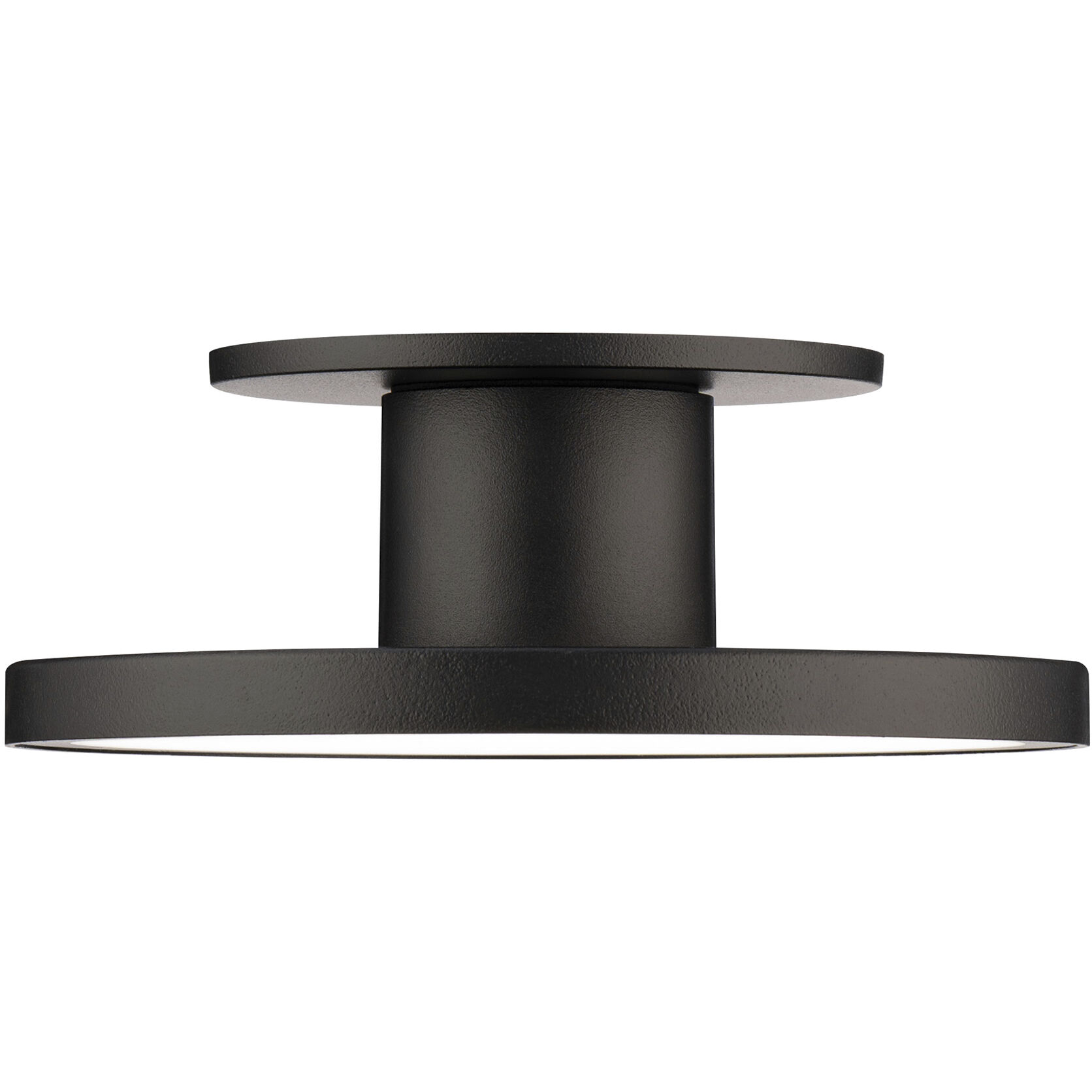 Twist-N-Lite LED 8 inch Black Semi-Flush Mount Ceiling Light, WAC Limited