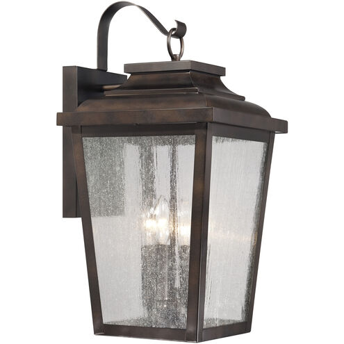 Irvington Manor Outdoor Wall Mount in Incandescent, Clear Seeded Glass, The Great Outdoors