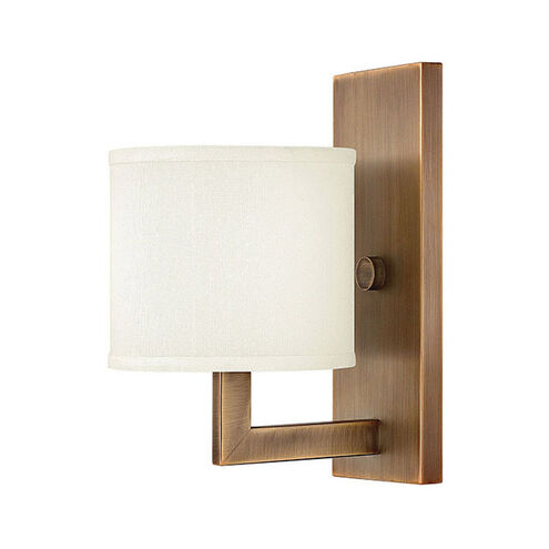 Hampton 1 Light 7 inch Brushed Bronze Sconce Wall Light