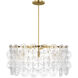 kate spade new york Candace 8 Light 32 inch Burnished Brass Chandelier Ceiling Light