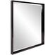 Isa 40 X 40 inch Glossy Black Wall Mirror 