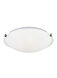 Clip 2 Light 12.25 inch Brushed Nickel Flush Mount Ceiling Light