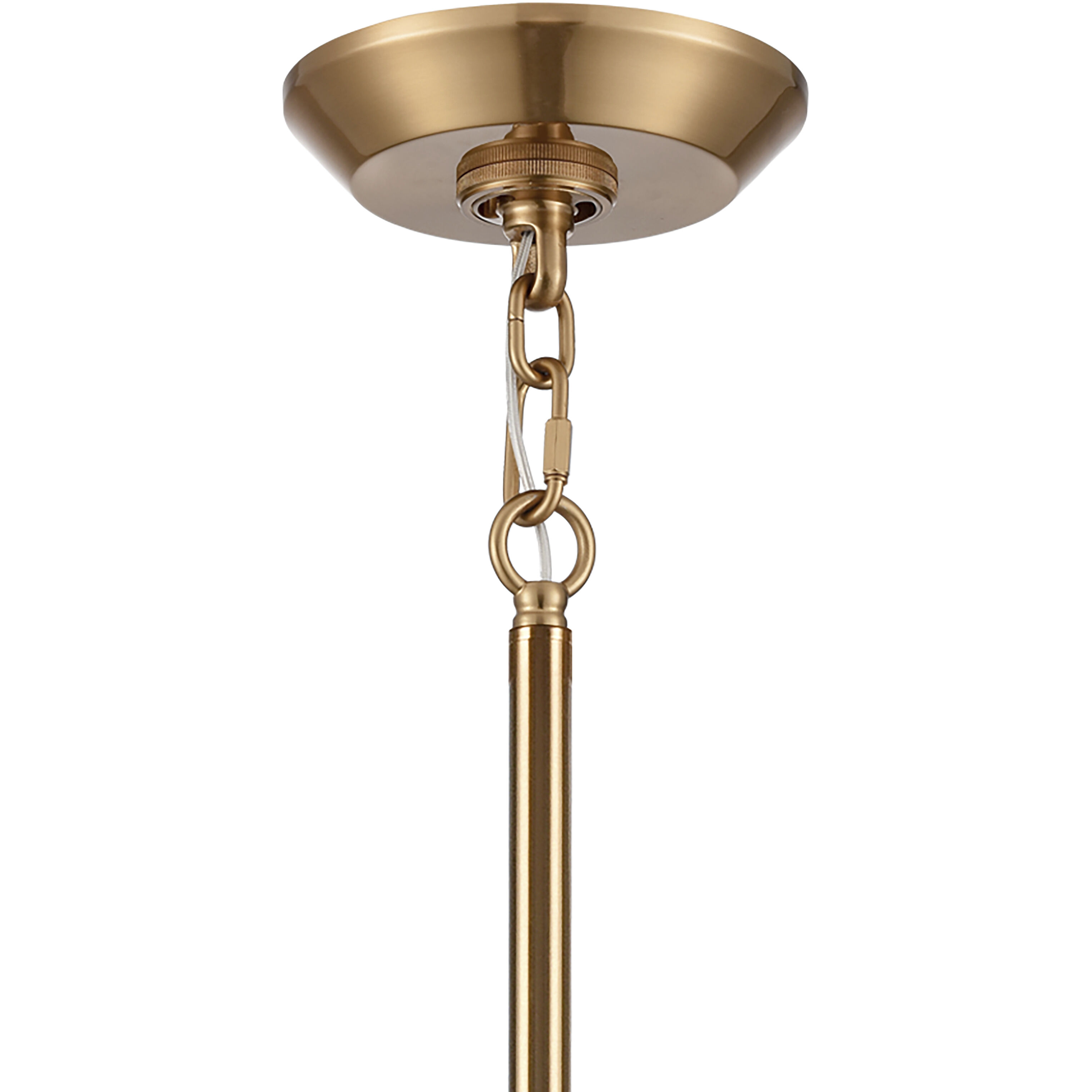 Starburst 31 Light 72 inch Satin Brass Chandelier Ceiling Light