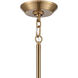 Starburst 31 Light 72 inch Satin Brass Chandelier Ceiling Light