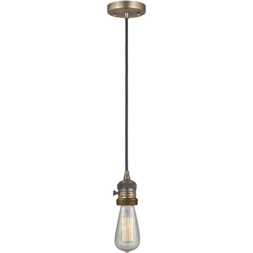 Franklin Restoration Beacon LED 12 inch Brushed Brass Mini Pendant Ceiling Light in Seedy