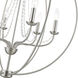 Arabella 6 Light 28 inch Brushed Nickel Pendant Chandelier Ceiling Light, Globe