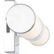 Vantage LED Chrome Wall Sconce Wall Light, Round