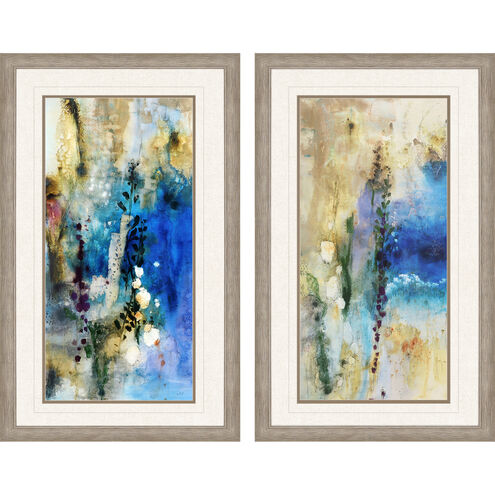 Abstract Collection Blue Framed Art