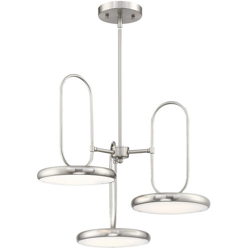 Sailee LED 21 inch Brushed Nickel Pendant Ceiling Light