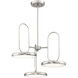 Sailee LED 21 inch Brushed Nickel Pendant Ceiling Light