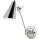 TOB by Thomas O'Brien Signoret 1 Light 6.25 inch Polished Nickel Library Sconce Wall Light