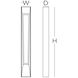 Rowan LED 5 inch Bronze ADA Sconce Wall Light