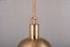 Forked LED 13.39 inch Brass Pendant Ceiling Light