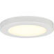 Slim LED 9 inch White Flush Mount Ceiling Light
