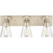 Harnell 3 Light 23 inch Champagne Gold Vanity Light Wall Light