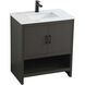 Ira 30 X 34 inch Mocha Brown Bathroom Vanity Cabinet