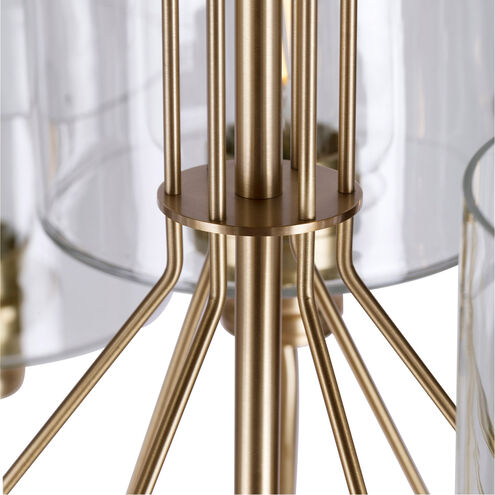 Zane 9 Light 36 inch Soft Gold Chandelier Ceiling Light