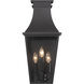 Gloucester 4 Light 22 inch Sand Coal Outdoor Wall Mount, The Great Outdoors