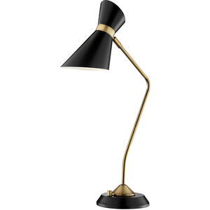 Jared 28 inch 60.00 watt Antique Brass Table Lamp Portable Light