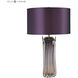 Ferrara 25 inch 60 watt Purple Table Lamp Portable Light in Incandescent
