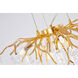 Canada 10 Light 24 inch Gold Chandelier Ceiling Light