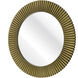 Ellipse 32.25 X 32.25 inch Antique Brass with Mirror Wall Mirror