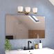 Bosworth 3 Light 22 inch Muted Brass Bathroom Light Wall Light
