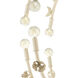 Lowcountry 20 Light Heirlom White and Vanilla Sand Chandelier Ceiling Light